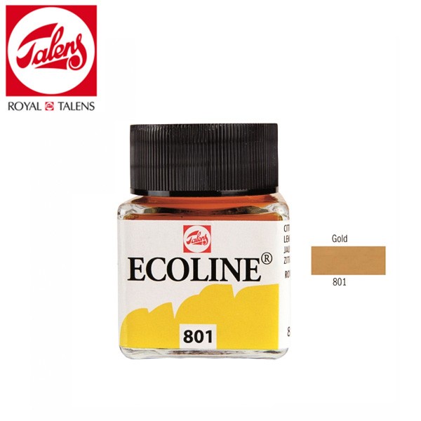 

Royal Talens Ecoline Liquid Watercolour 30ml - GOLD 801
