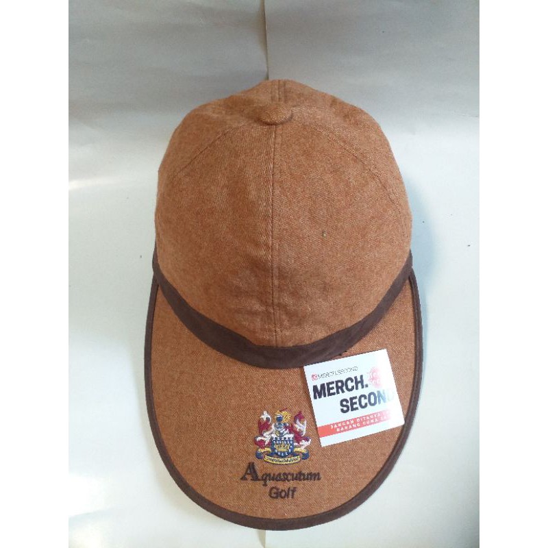 Topi Caps "Aquascutum Golf" Cap ( Aquascutum ) PL Preloved Second
