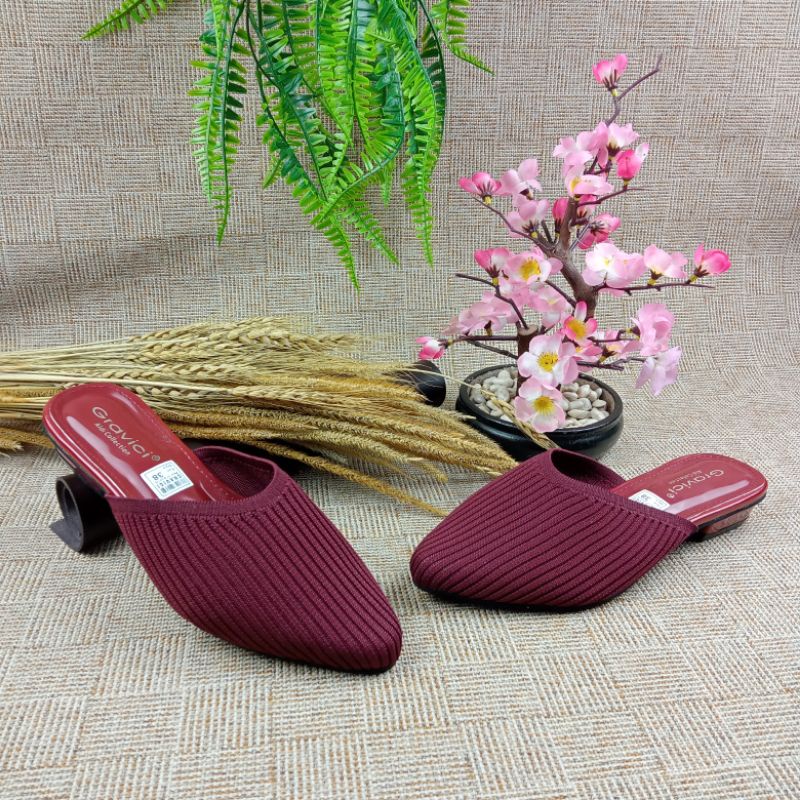 SANDAL FLAT WANITA / SANDAL TERBARU WANITA / SANDAL SLIP ON ENER 07