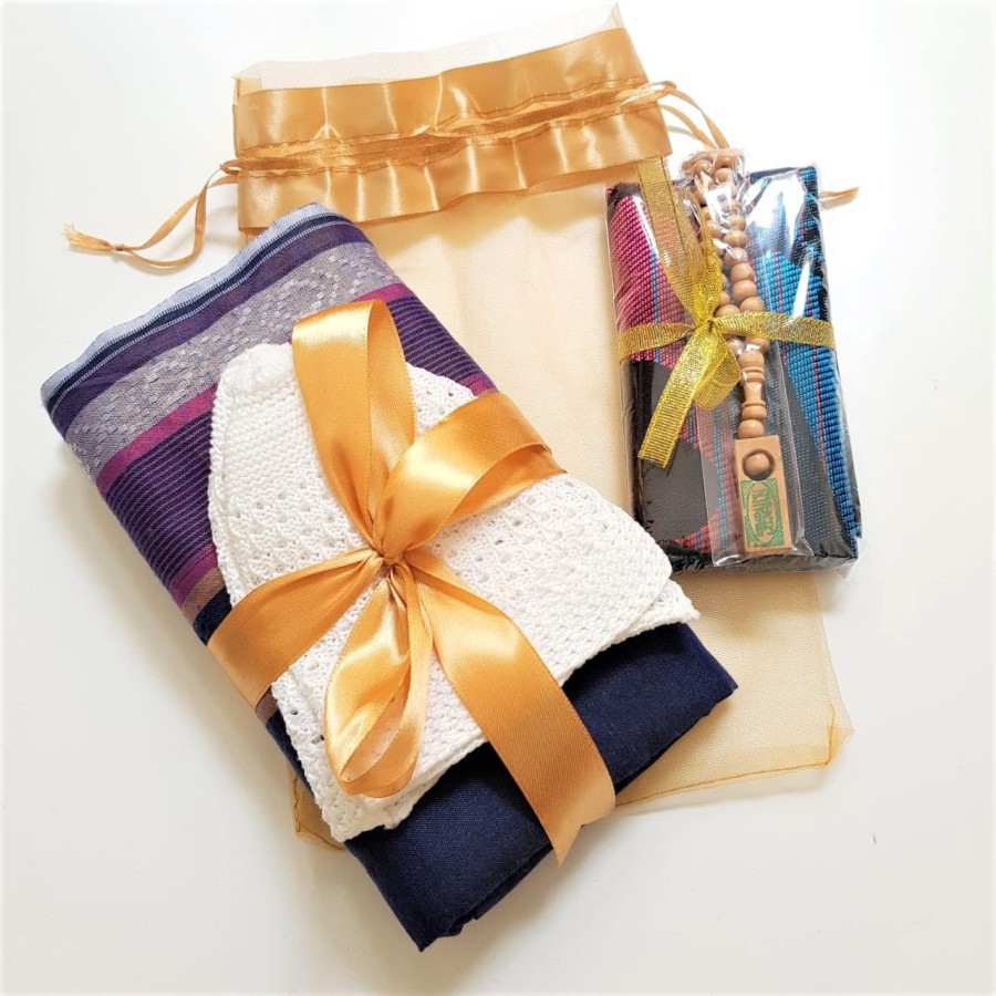 Hampers Lebaran | TANTSP PARCEL LEBARAN SAJADAH, SARUNG BONUS PECI, TASBIH PACKING TILE