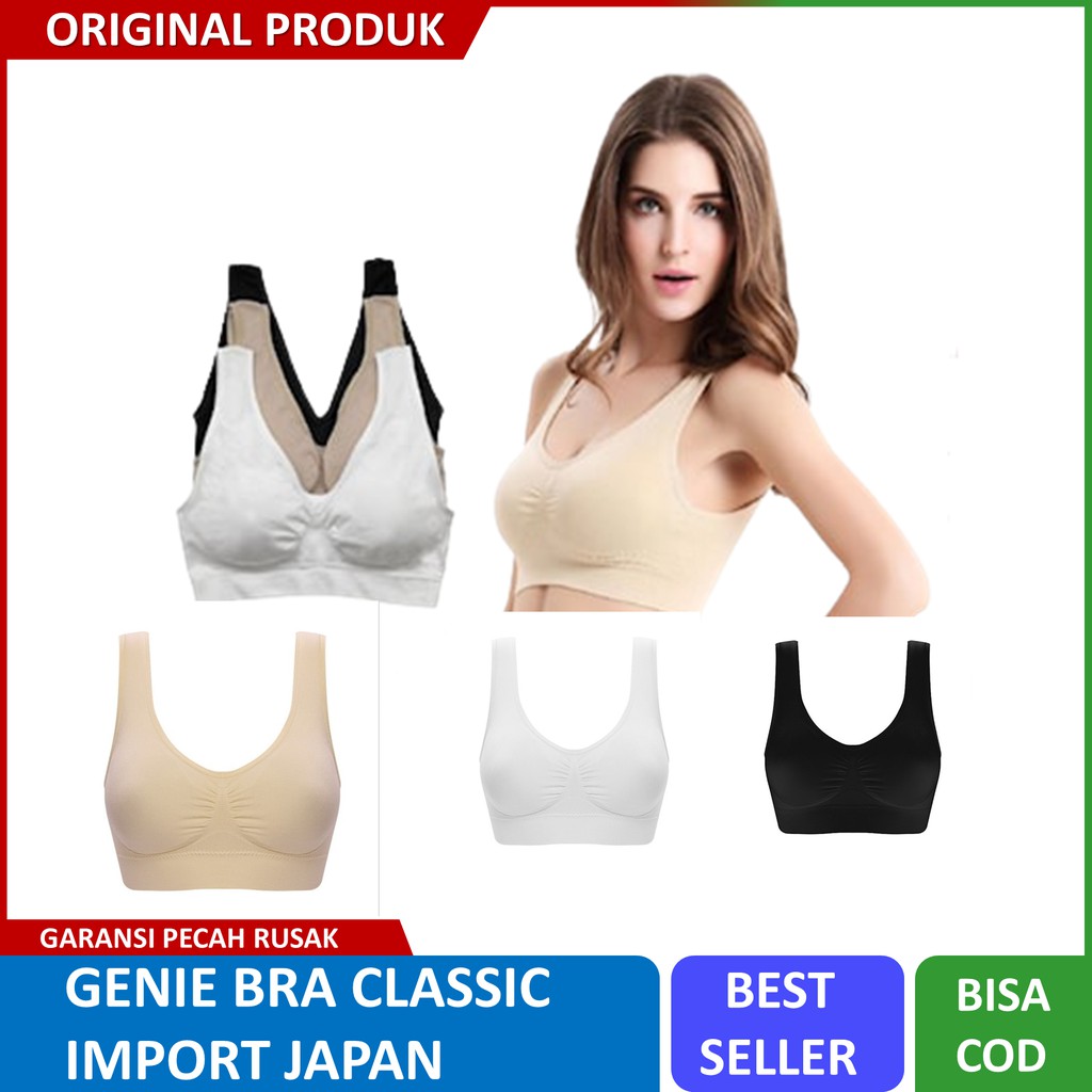 GENIE BRA BH IMPORT JAPAN/Bra Bh Kutang Spot bra wanita/Bra Bh sport tanpa kawat/sport bra/016