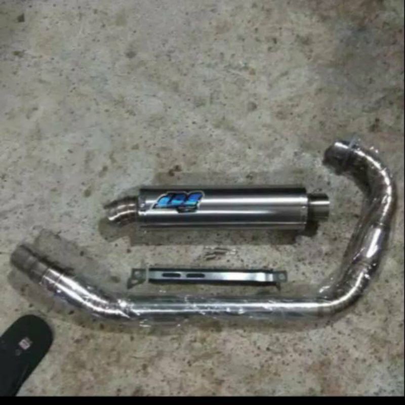Knalpot Racing leher j booom untuk motor cb,gl,tiger,mp,verza