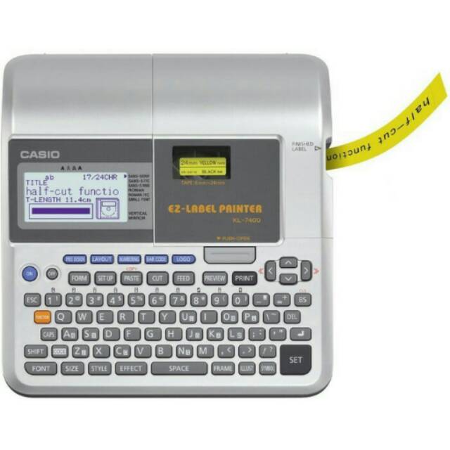 Label CASIO/CASIO label printer KL-7400#GARANSI RESMI CASIO