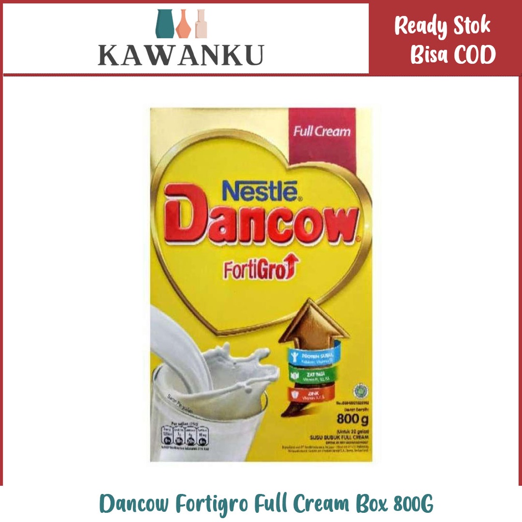 

Dancow Fortigro Full Cream Box 800G