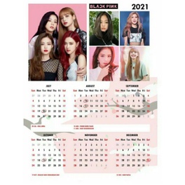 Kalender 2024 ukuran besar 31X47cm free design 1 jam jadi