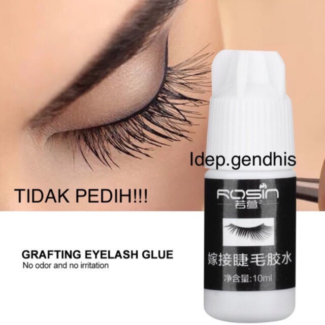 Tidak Pedih Lem bulu mata tanam ROSIN grafting eyelash glue Nagaraku profesional Cepat Kering