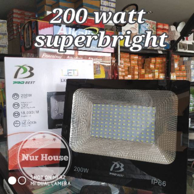 lampu sorot led 200 watt flood light led 200 watt lampu tembak taman