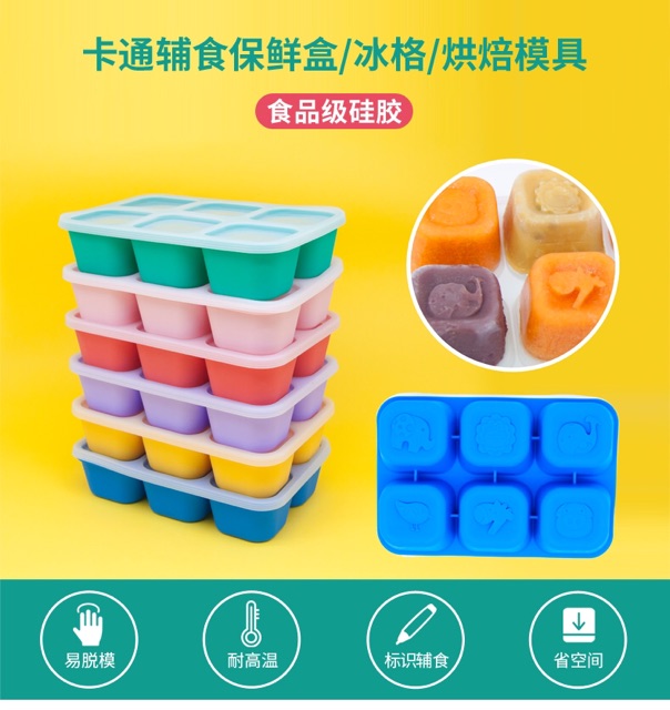 Marcus &amp; Marcus Food Cube Tray Silicon