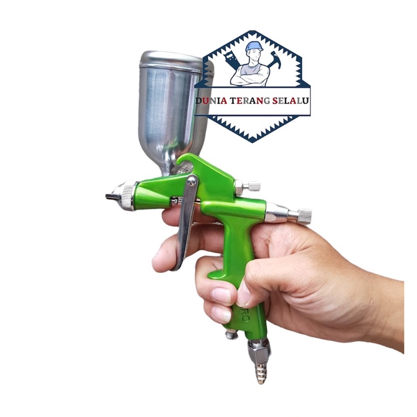 Air Spray Gun TEKIRO K3A Tabung 200 ml Nozzle Sebar - Semprotan Cat Tabung Atas K-3A Ujung Spray - Spray Gun TKR - Sped Dico Spet Cat Ducco TEKIRO AT-AS1868