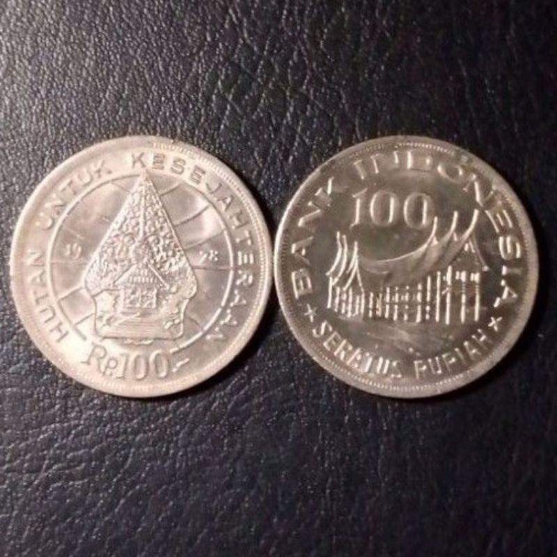 uang logam kuno asli bukan buatan baru lawasan simpanan