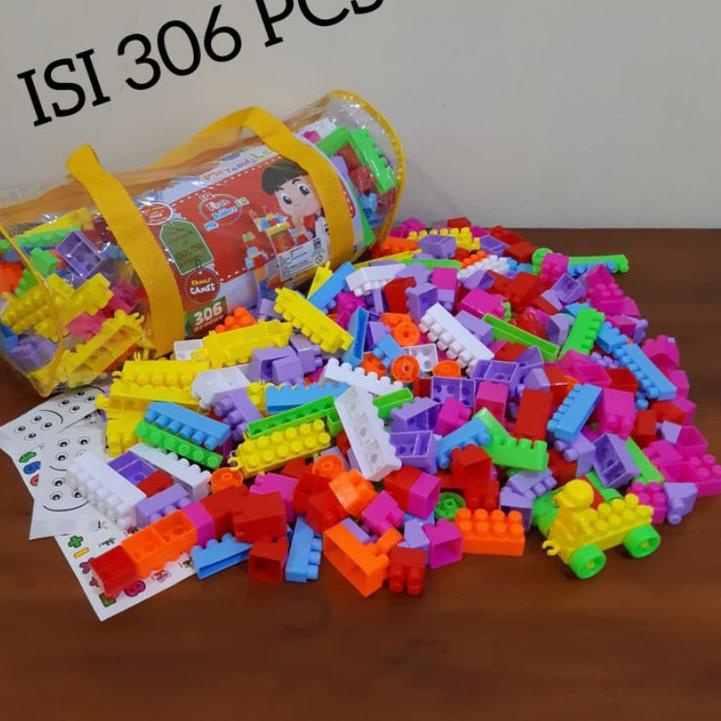 ➦ Mainan Lego Block Isi 510 Pcs Edukasi - Building Brick Anak Edukatif ✭