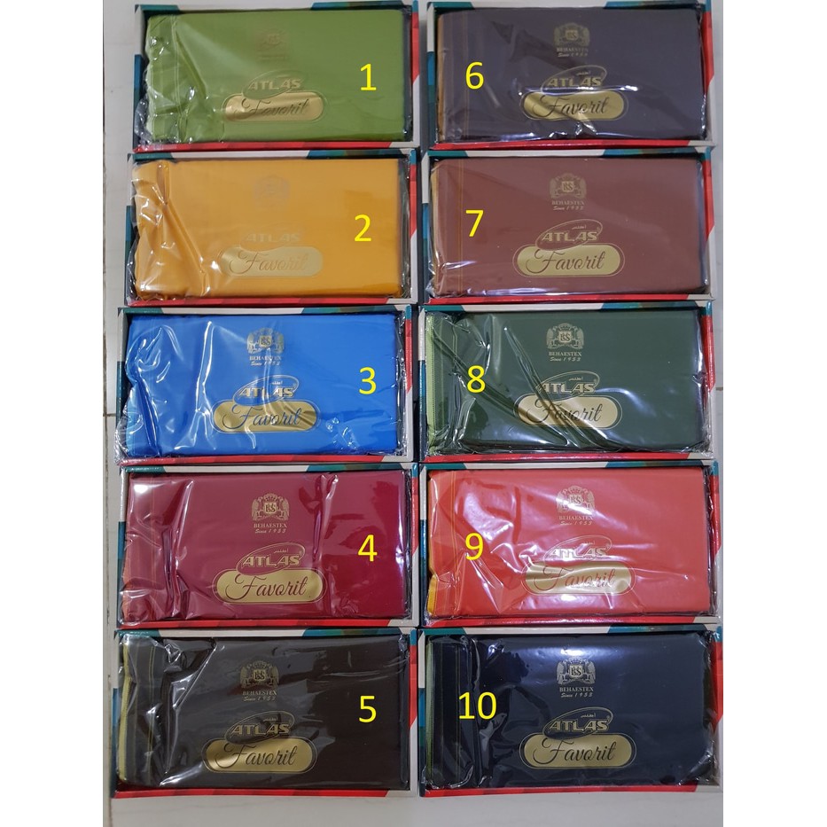 LARIS         Sarung Atlas Favorit 500 - motif Polos  BARU