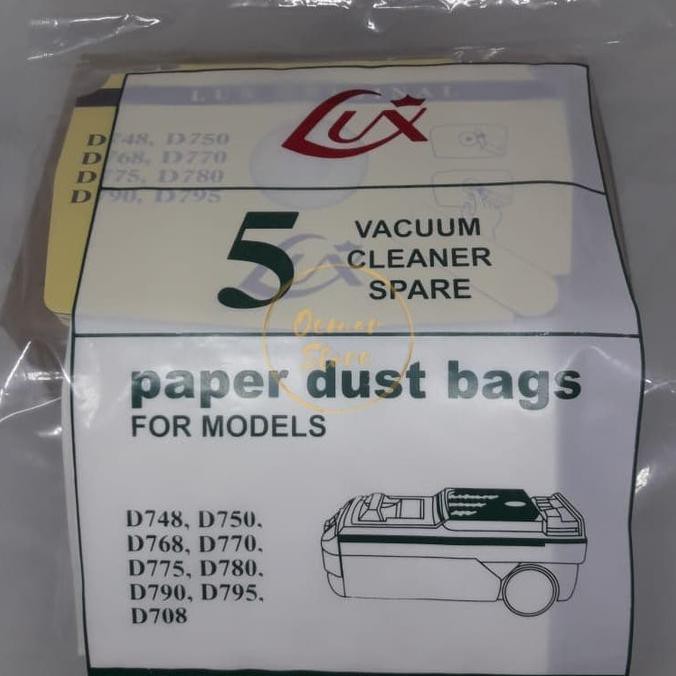 Kantong Debu LUX Asli tipe D775 / D790 / D708 /D780 Etc Bergaransi