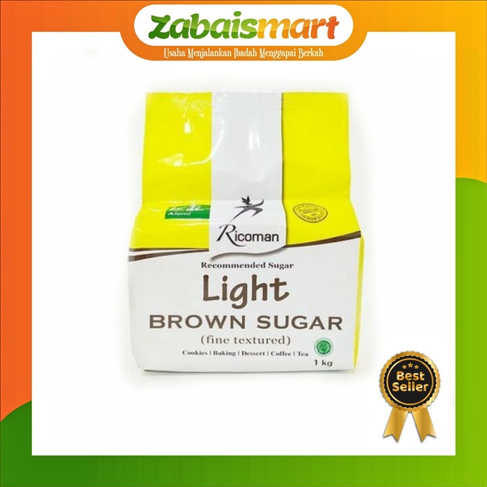 

Siap Kirim Light Brown Sugar Ricoman 1Kg
