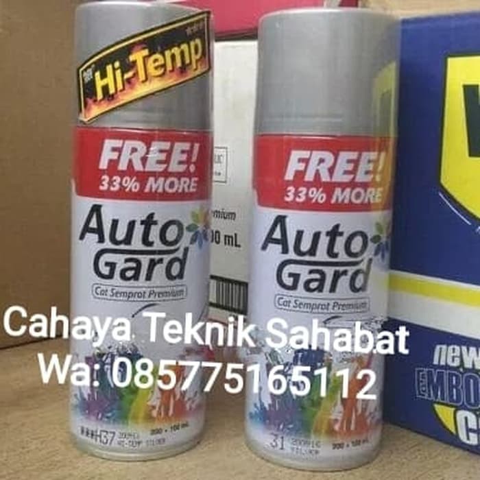 Auto Gard Cat Spray Warna Clear