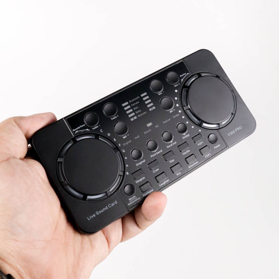 Audio Bluetooth Soundcard Live Broadcast Phone Microphone Headset