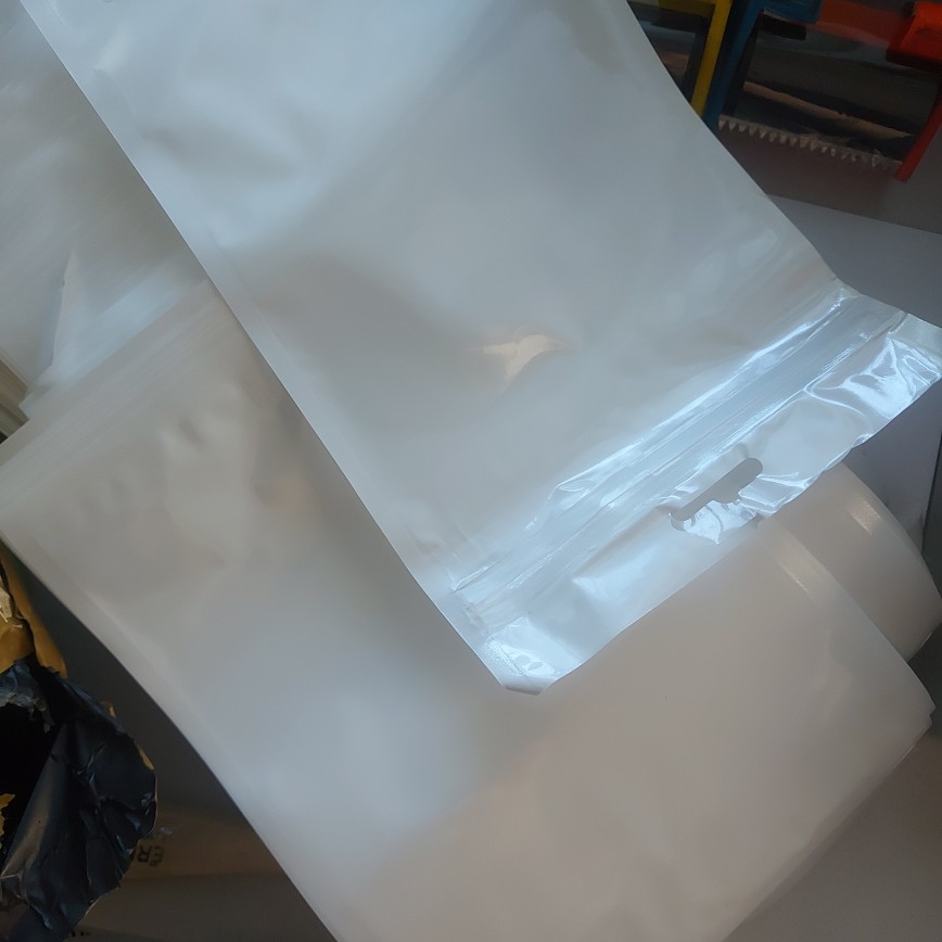 Plastik Klip / Plastik Ziplock Putih 13x21 Cm Plastik Aksesories Dengan Handle
