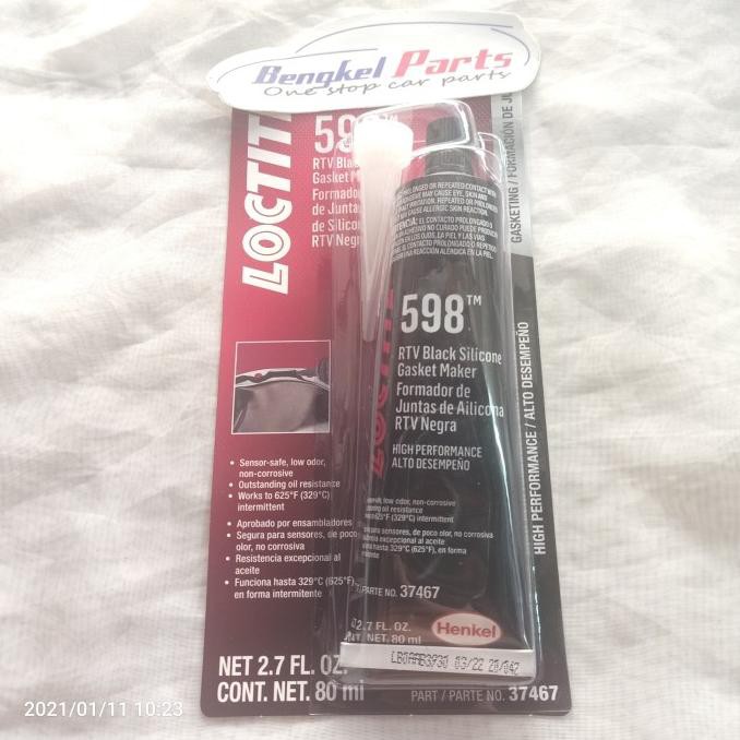 

(BISA COD) Lem Gasket Loctite RTV 598 Hitam TERBATAS Kode 713