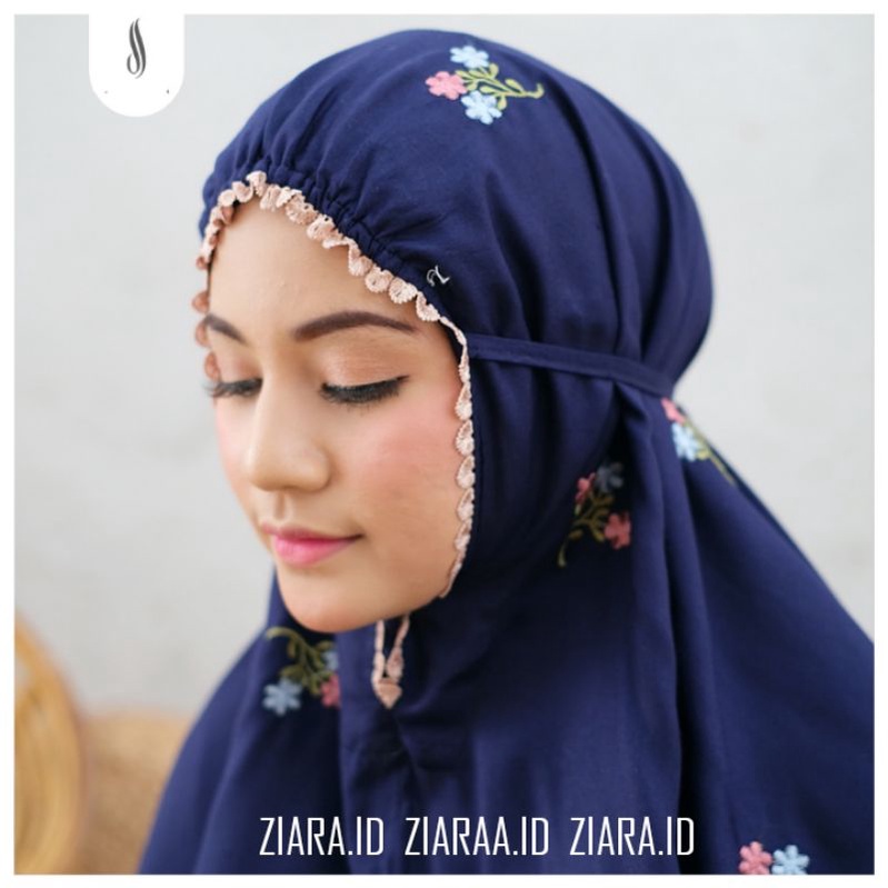 ZIARA.ID - MUKENA DEWASA KATUN RAYON BORDIR NADIRA JUMBO / MUKENA JUMBO BORDIR VINCA SERIES