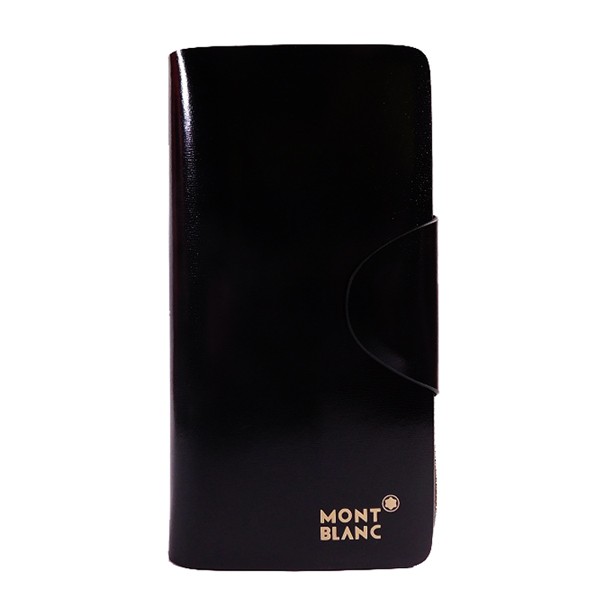 DOMPET KULIT WANITA / PRIA PANJANG IMPORT | MONTBLANC 808 BLACK