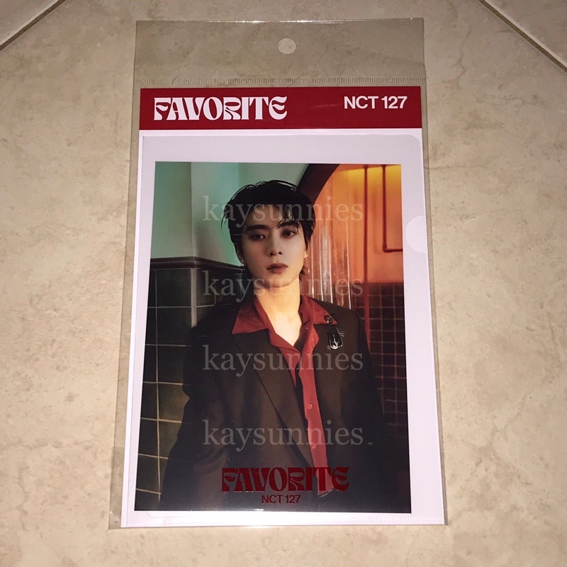 MD NCT 127 FAVORITE Postcard + Hologram PC Set Jaehyun