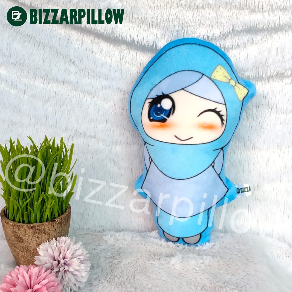 Bizzarpillow Bantal Karakter Kartun Girl size S BZ091