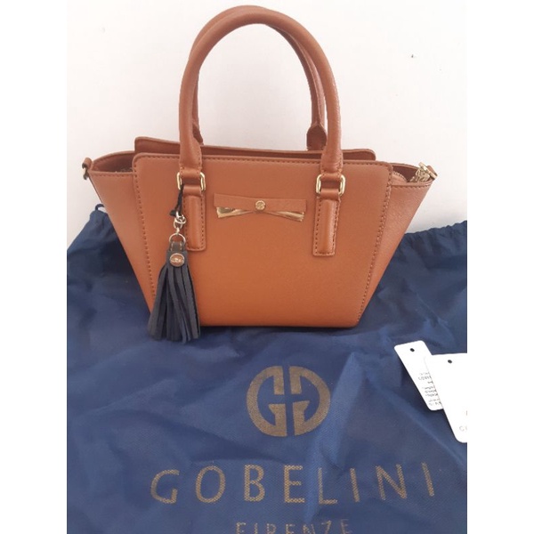 Preloved Tas wanita Kulit Asli Gobelini Firenze Original