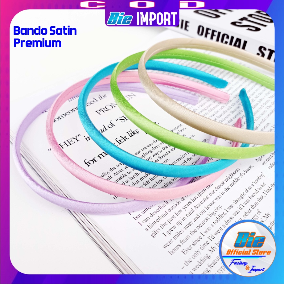 Bando Satin Korea Premium Size 0,7 Cm impor Best Seller