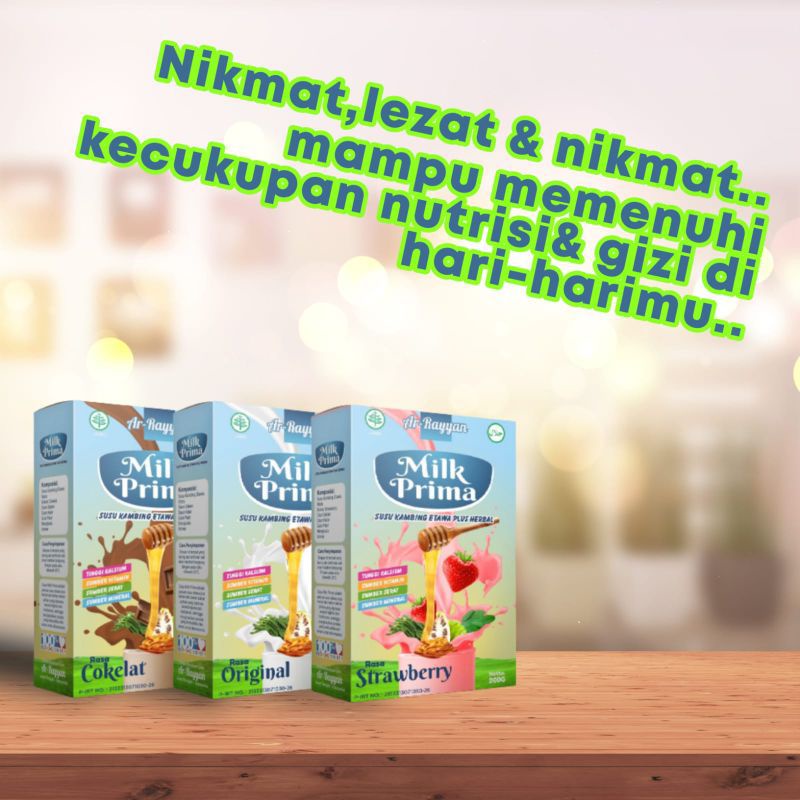 

Susu Kambing Etawa Plus Herbal Multi Khasiat Milk Prima