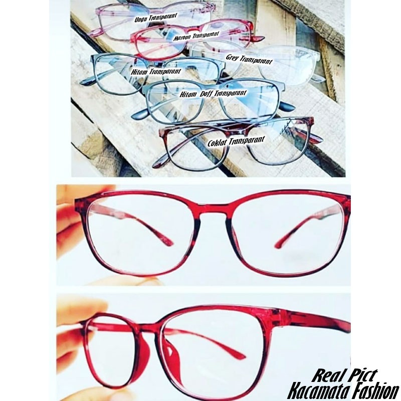 [TOPSELLER] KACAMATA ANTI SINAR UV / KACAMATA GAYA / KACAMATA FASHION / UNISEX / PRIA DAN WANITA
