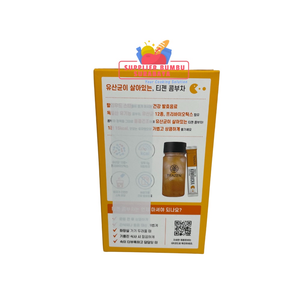 Teazen Kombucha Tea Teh Diet Detox Korea Citron Berry Lemon Kemasan BOX isi 10 Sachet