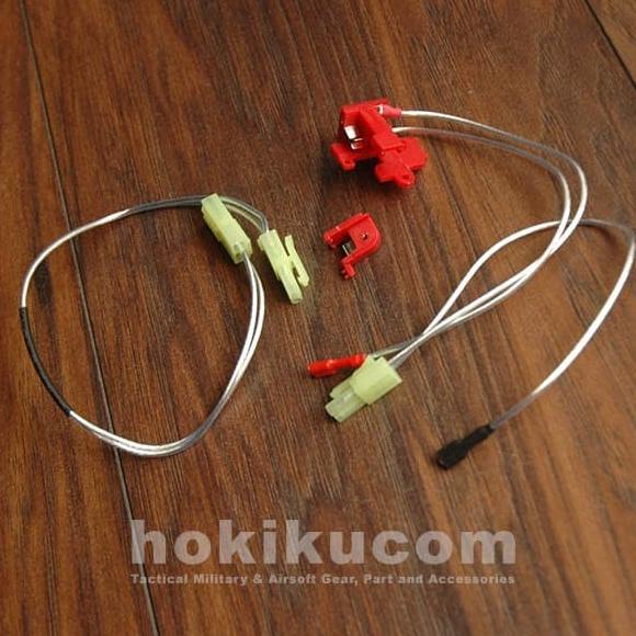 Spare Part Airsoft SHS Switch Assembly with Mini Tamiya Connector v.2