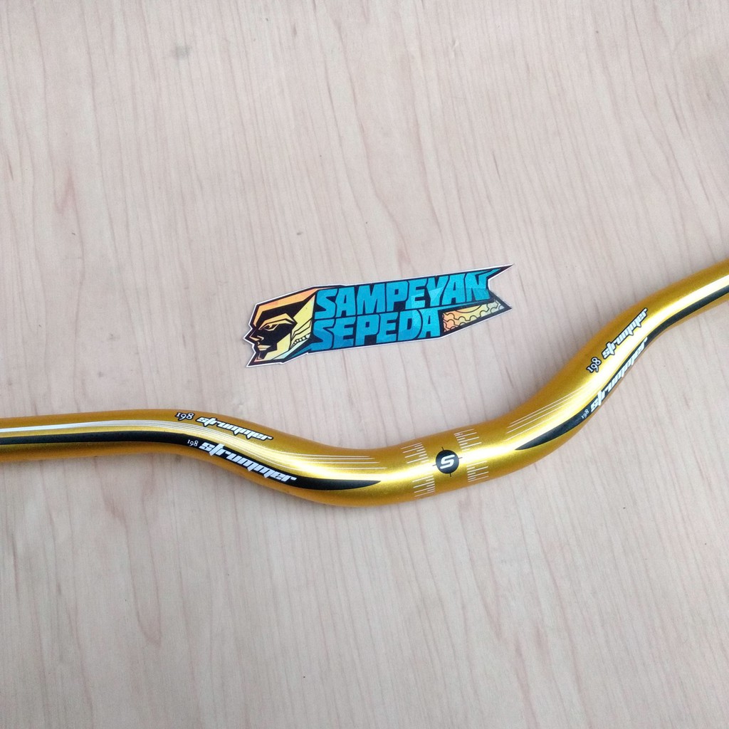 Handlebar Stang Stir Sepeda MTB Federal Strummer 198 Gold 710mm