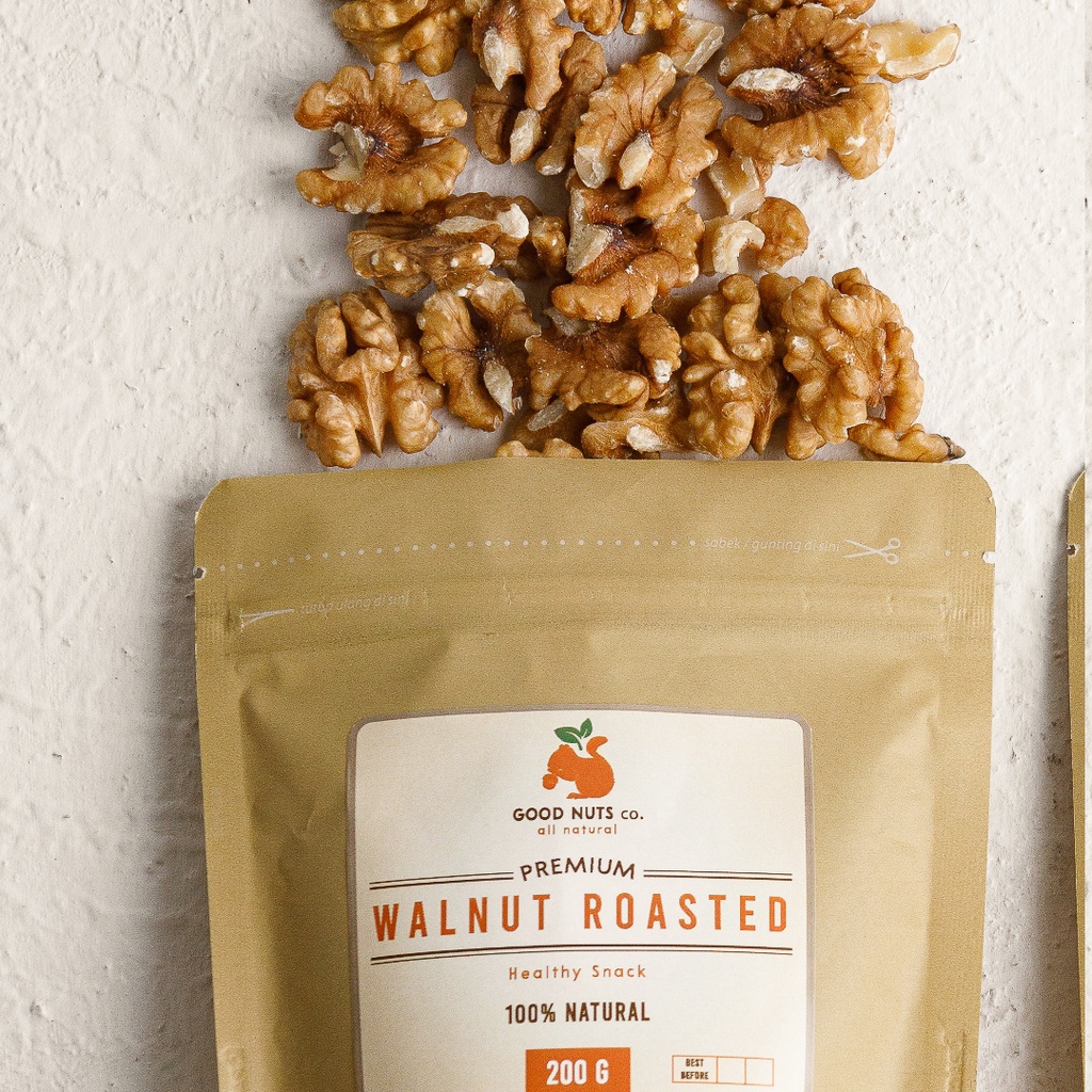 

Walnuts roasted 200gr (tanpa garam) / Kacang walnut panggang