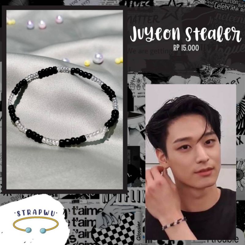 Juyeon Stealer - Idol Kpop Bracelet Beads / The Booyz