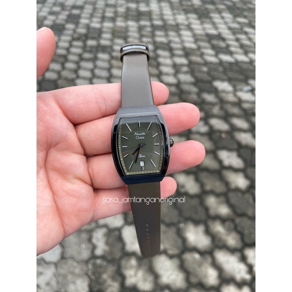 Jam Tangan Alexandre Christie Ac 2909 Original Hijau Hitam Wanita