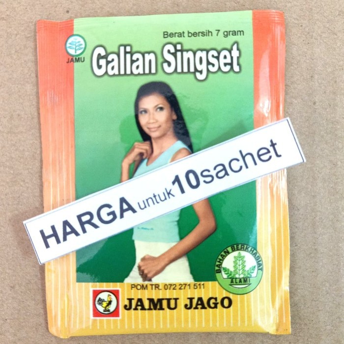 jamu jago galian singset