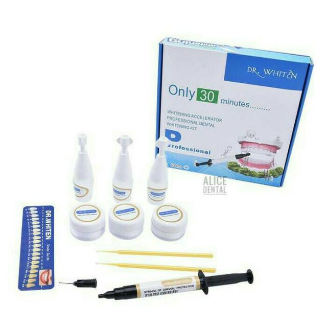 Dental bleaching gigi dr whiten teeth whitening bahan pemutih gigi gum gingiva barrier pelindung dokter whiten