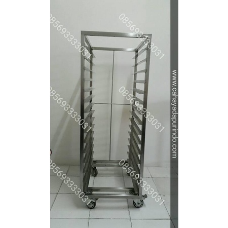 Kala Trolly Roti Rak Loyang Tray Susun