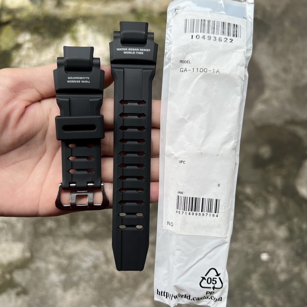 Strap tali jam tangan casio g-shock GA-1100 1A original band GA 1100 1A