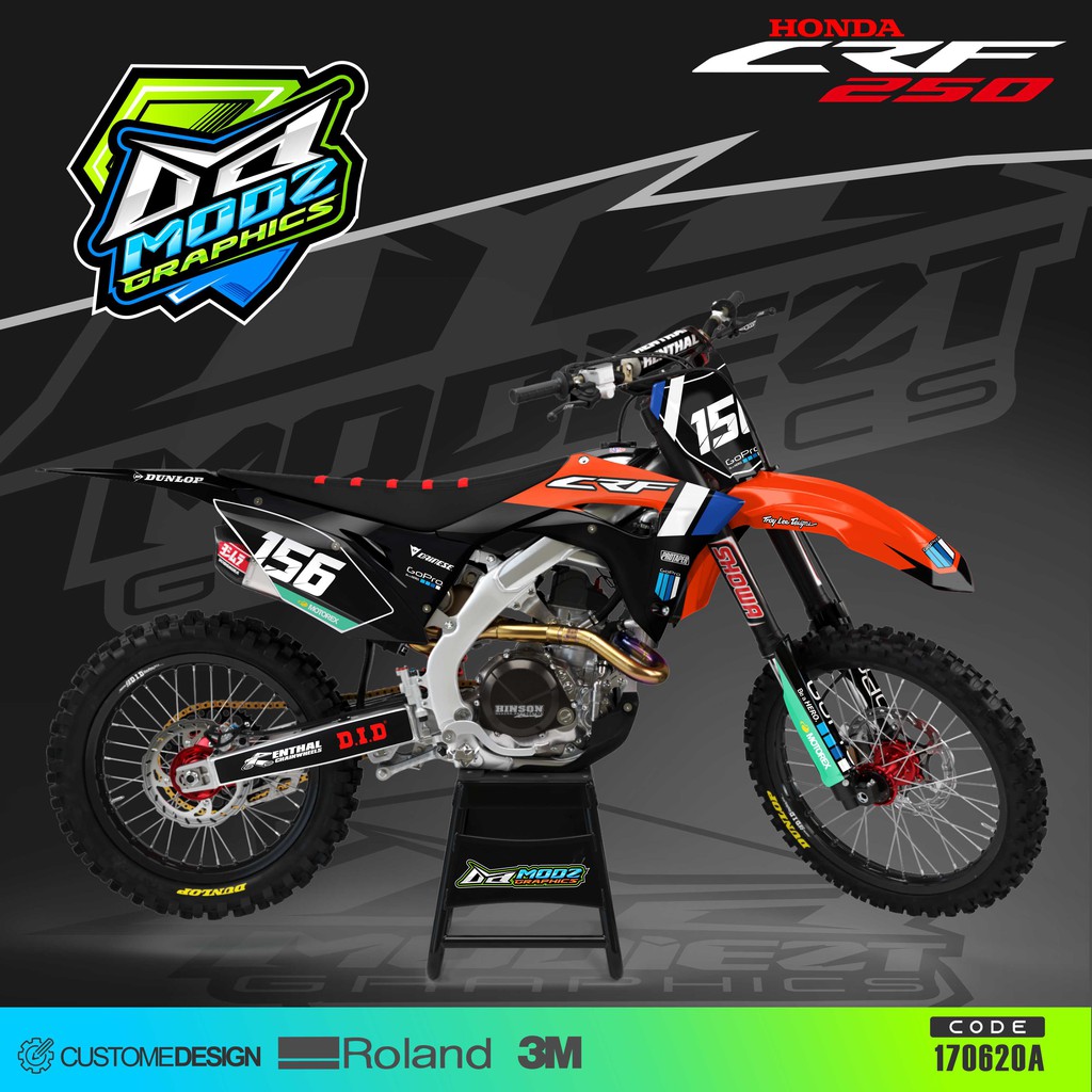 Decal sticker crf 150 250 450 Full Body Custom
