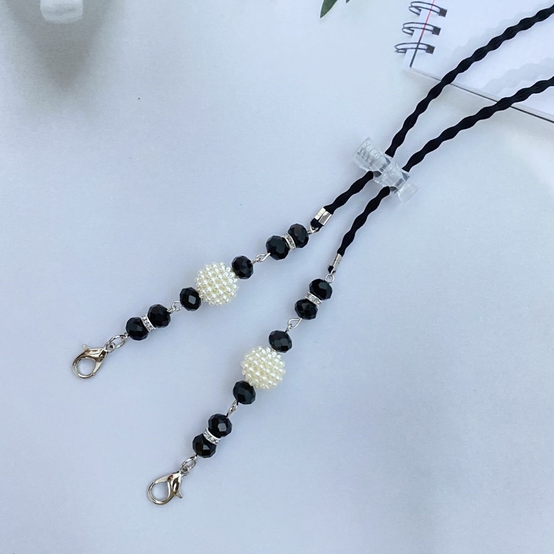 Konektor Masker Strap Mask 2in1 Mutiara Kristal-KSM 22