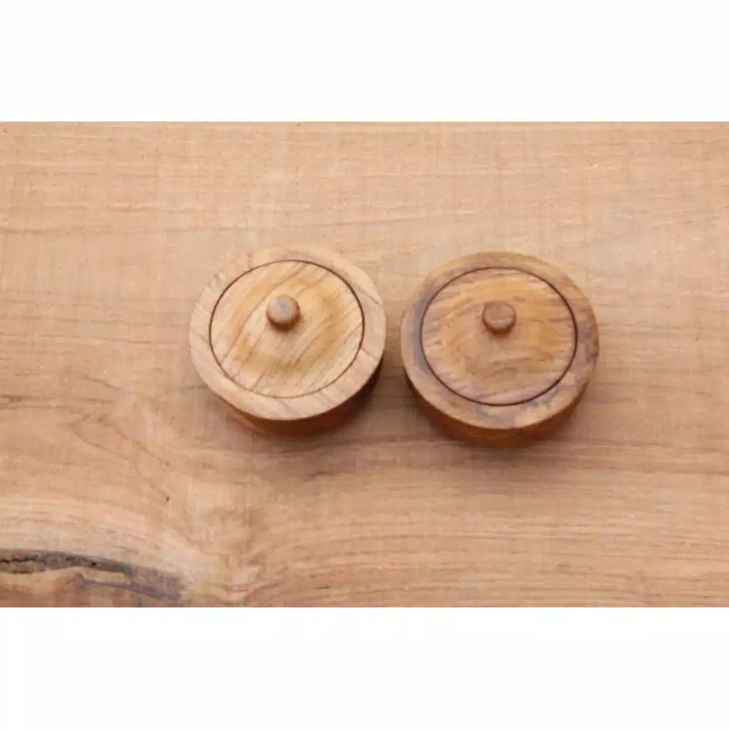 Mangkok Tutup Kayu Kecil, Mangkok Salad | Mangkok Mie | Mangkok Bayi | Mangkok Kayu | Mangkok Sambal