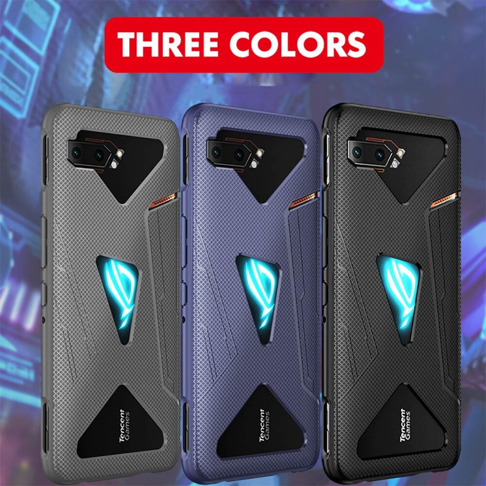 Case Asus ROG Phone 2 Softcase ROG 2 Shockproof Fiber Carbon Case Original