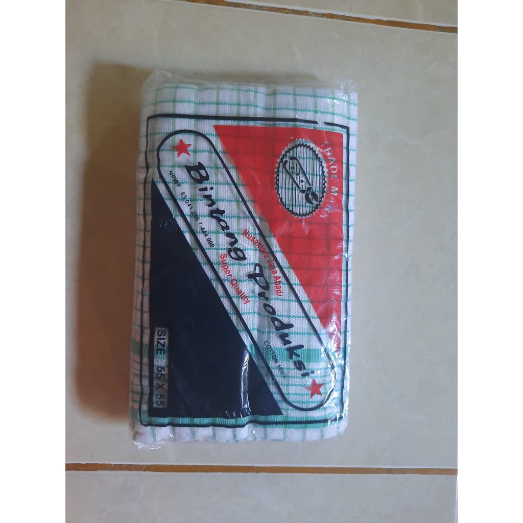 [ 1 LUSIN / 12 PCS ] KAIN LAP KOTORAN DAPUR SERBET SERBAGUNA