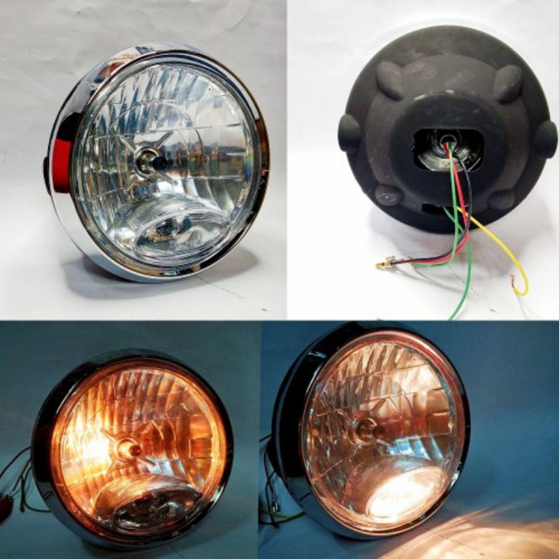 lampu depan rx king new bulat