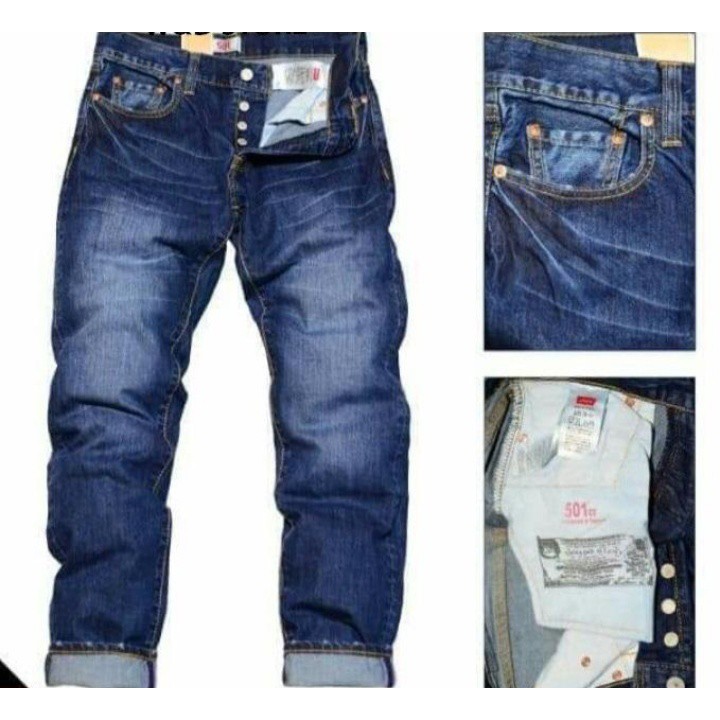 Celana Panjang Jeans Pria Levis 501 Original Made in Japan (Import)