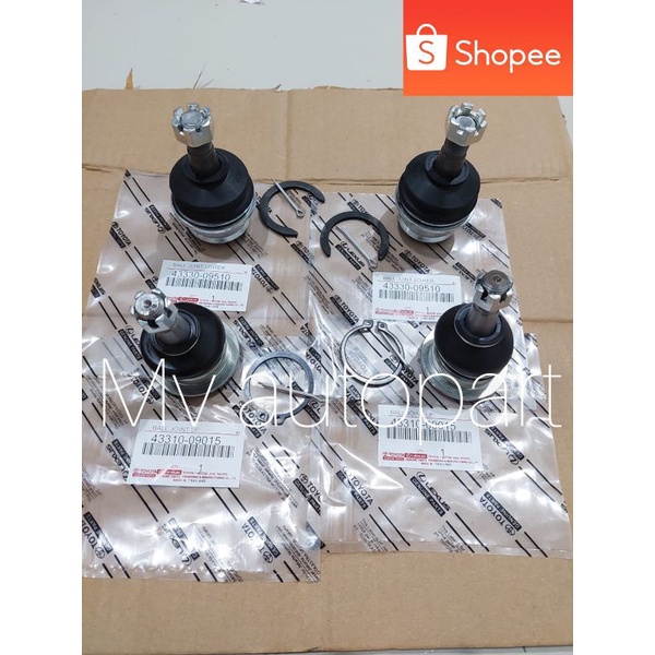 Paket ball joint atas 1set dan ball joint bawah 1set Toyota Innova Diesel Ori