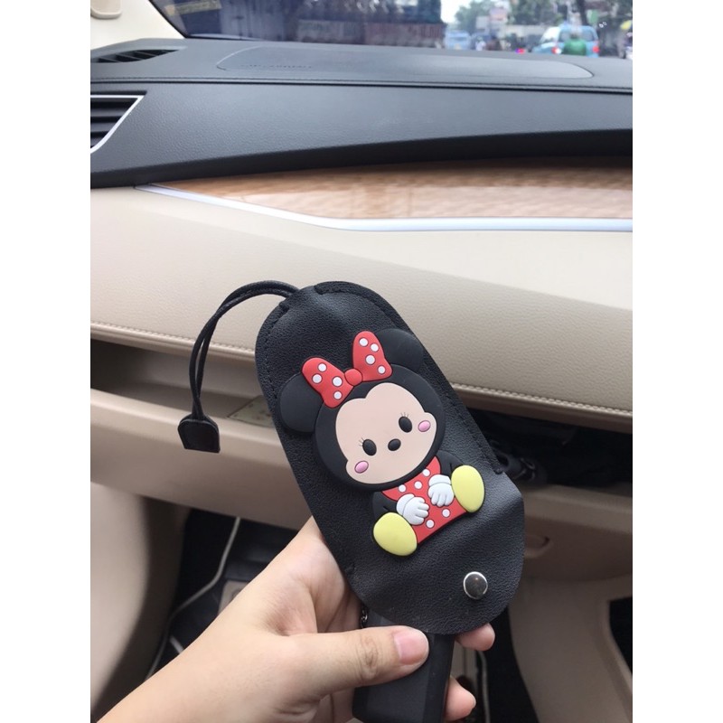 gantungan kunci mobil mickey minnie