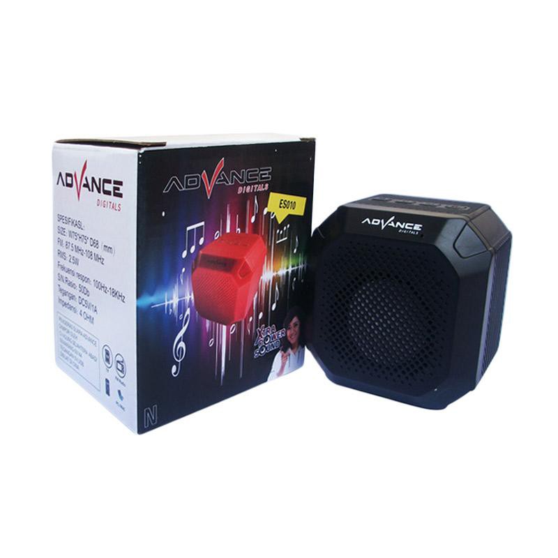 Advance ES010N Portable Mini Bluetooth Speaker - Hitam [Support Handsfree]